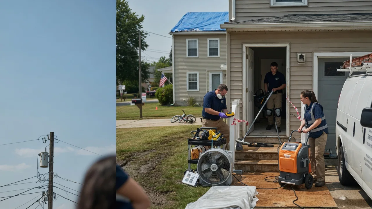 Water Damage Repair in Walshville, IL near me
